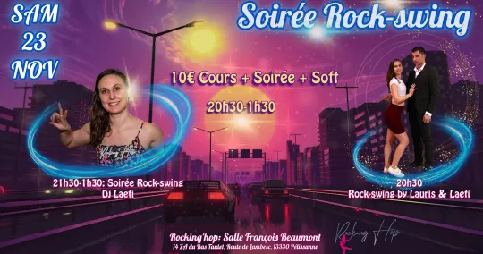 Soirée mensuelle Rock Swing de Rocking hop