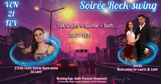 Soirée mensuelle Rock Swing de Rocking hop