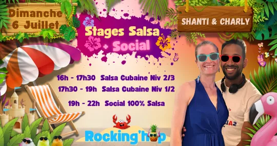 stage et sociale salsa rocking'hop