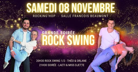 Soirée mensuelle Rock Swing de Rocking hop Soirée mensuelle Rock Swing de Rocking hop