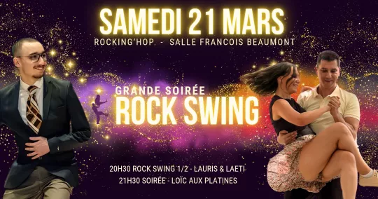 Soirée mensuelle Rock Swing de Rocking hop