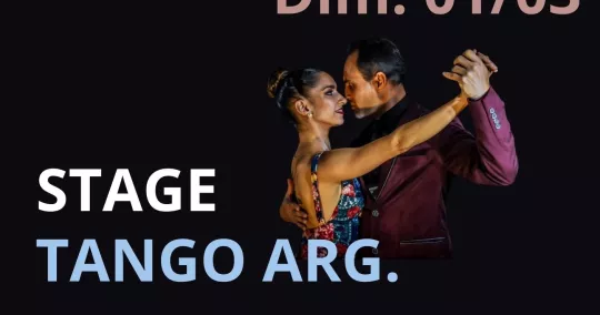 stage tango argentin et milonga Rocking'hop