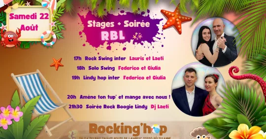 Stage et soirée RBL à Rocking'hop