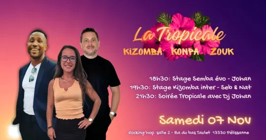 Konpa Kizomba et Semba à Rocking'hop