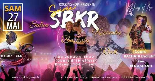 Flyer de la soirée SBKR du 27/05/2023