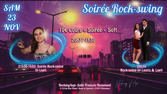 Soirée mensuelle Rock Swing de Rocking hop