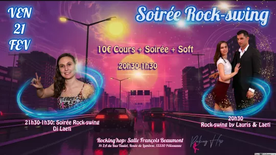 Soirée mensuelle Rock Swing de Rocking hop