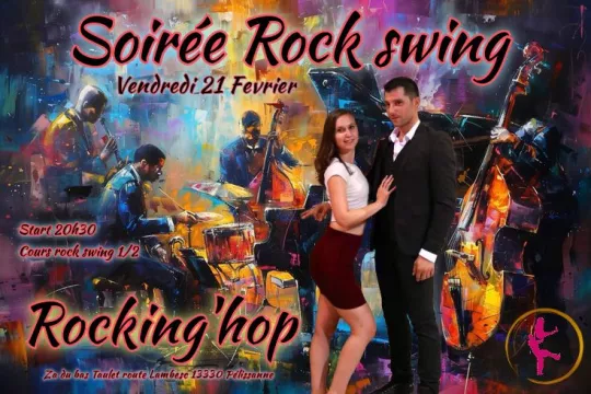 Soirée mensuelle Rock Swing de Rocking hop Soirée mensuelle Rock Swing de Rocking hop