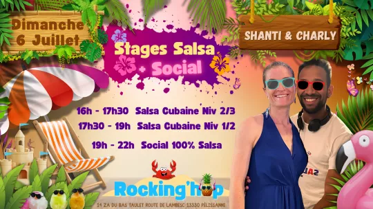 stage et sociale salsa rocking'hop stage et sociale salsa rocking'hop