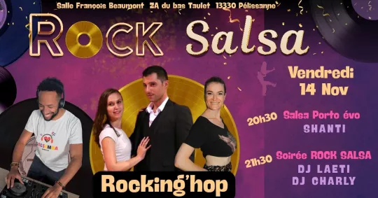 Soirée mensuelle Rock Salsa de Rocking hop Soirée mensuelle Rock Salsa de Rocking hop
