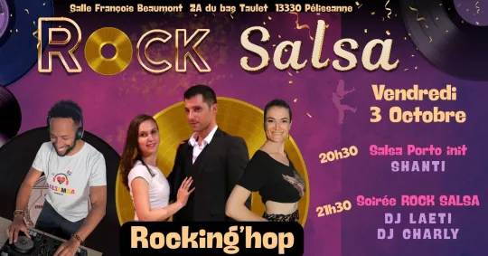 Soirée mensuelle Rock Salsa de Rocking hop Soirée mensuelle Rock Salsa de Rocking hop