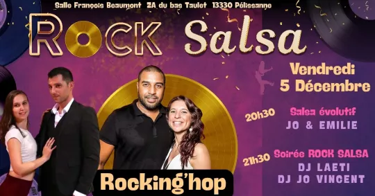 Soirée mensuelle Rock Salsa de Rocking hop Soirée mensuelle Rock Salsa de Rocking hop