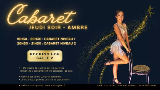 Ambre danse cabaret Rocking'hop
