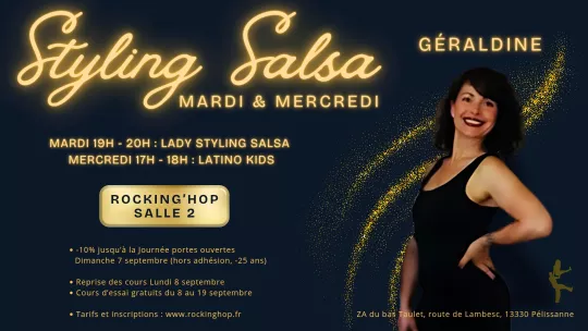 Lady styling latino kid Géraldine Rocking'hop Lady styling latino kid Géraldine Rocking'hop