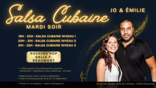 Salsa cubaine Jo et Emilie Rocking'hop