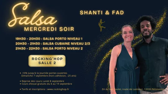 Salsa Porto Shanti et Fad Rocking'hop Salsa Porto Shanti et Fad Rocking'hop