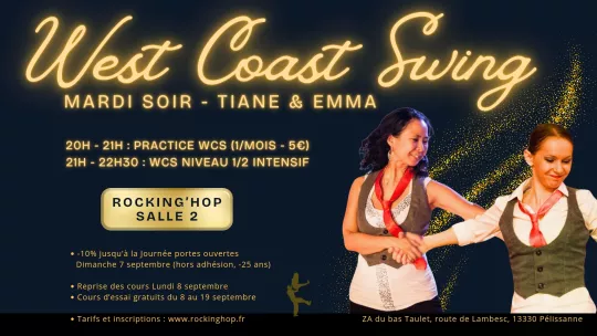 Emma et Tiane West Coast swing Rocking'hop