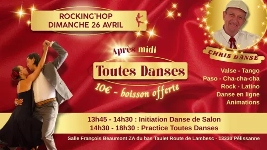 dimanche toutes danses à Rocking'hop