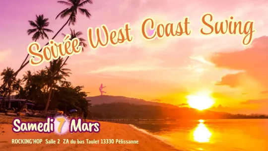 Soirée 100% West Coast Swing à Rocking'hop