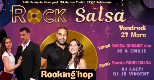 Soirée mensuelle Rock Salsa de Rocking hop