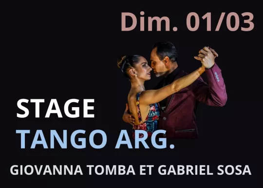 stage tango argentin et milonga Rocking'hop