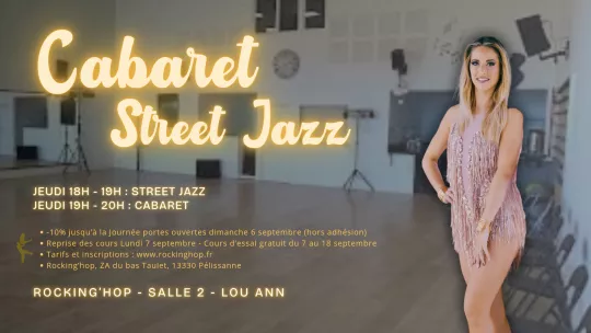Cabaret et street Jazz à Rocking'hop
