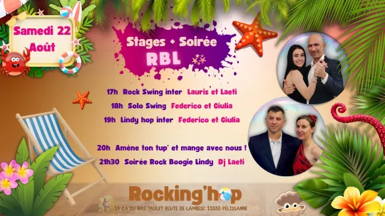 Stage et soirée RBL à Rocking'hop