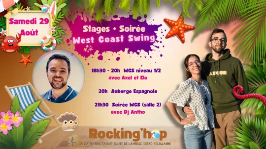 Stage et soirée WCS à Rocking'hop