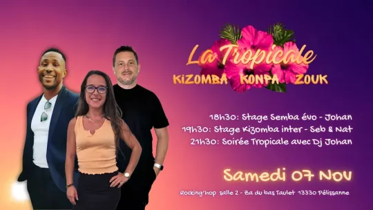 Konpa Kizomba et Semba à Rocking'hop